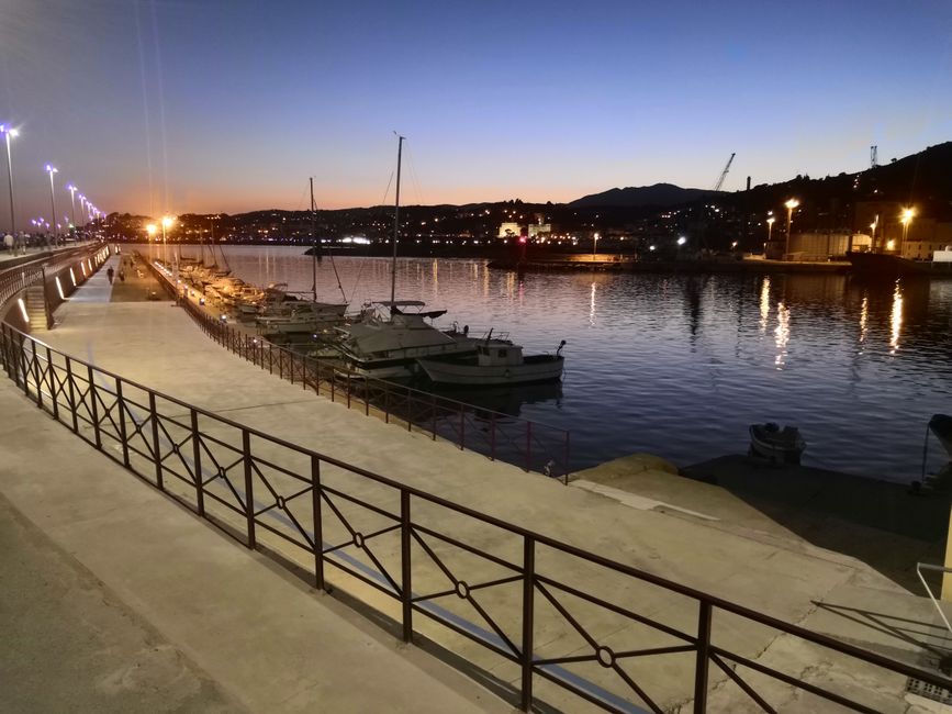 Neum Marina Bosnia nightclub outdoor terrace evening lights