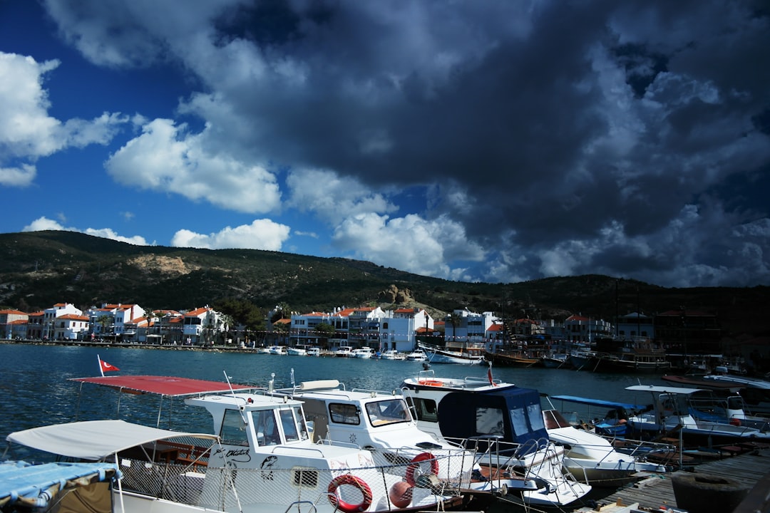 Veliki Losinj harbor fishing boats traditional village