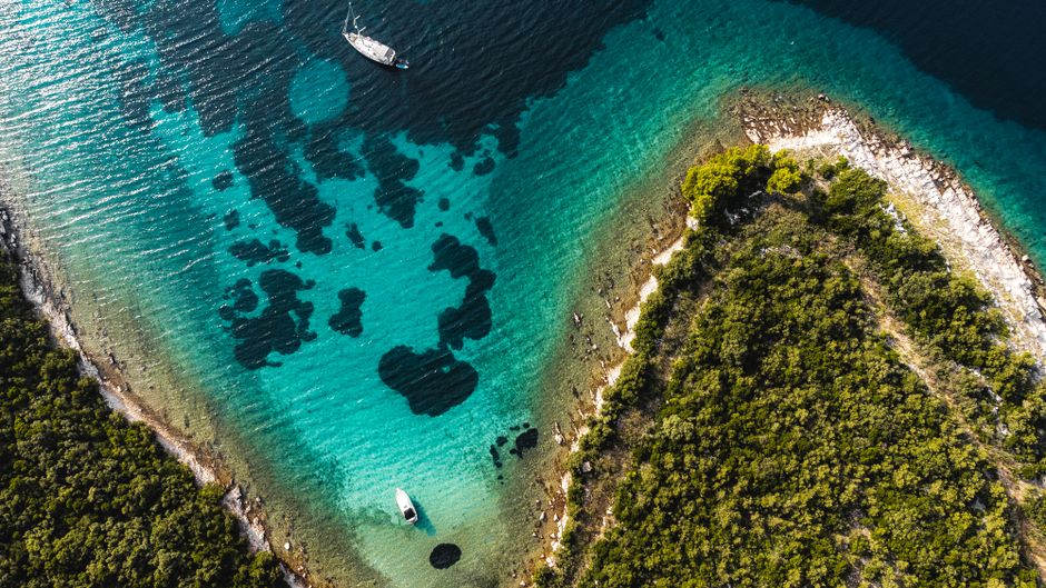 Kornati National Park Croatia boat trip clear water islands