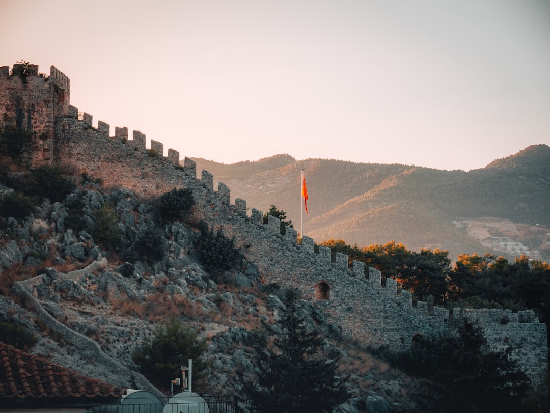 Hotel Kala Gjirokastër terrace sunset view castle