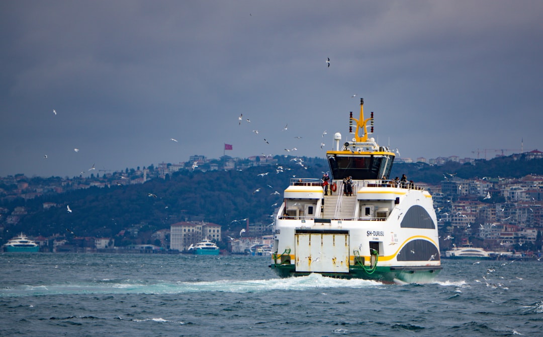 Bosphorus ferry rough seas storm warning