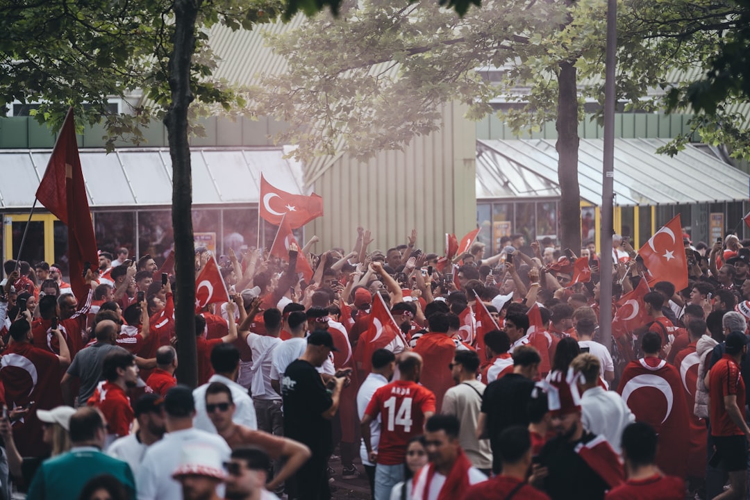 Serbian national football team fans celebration