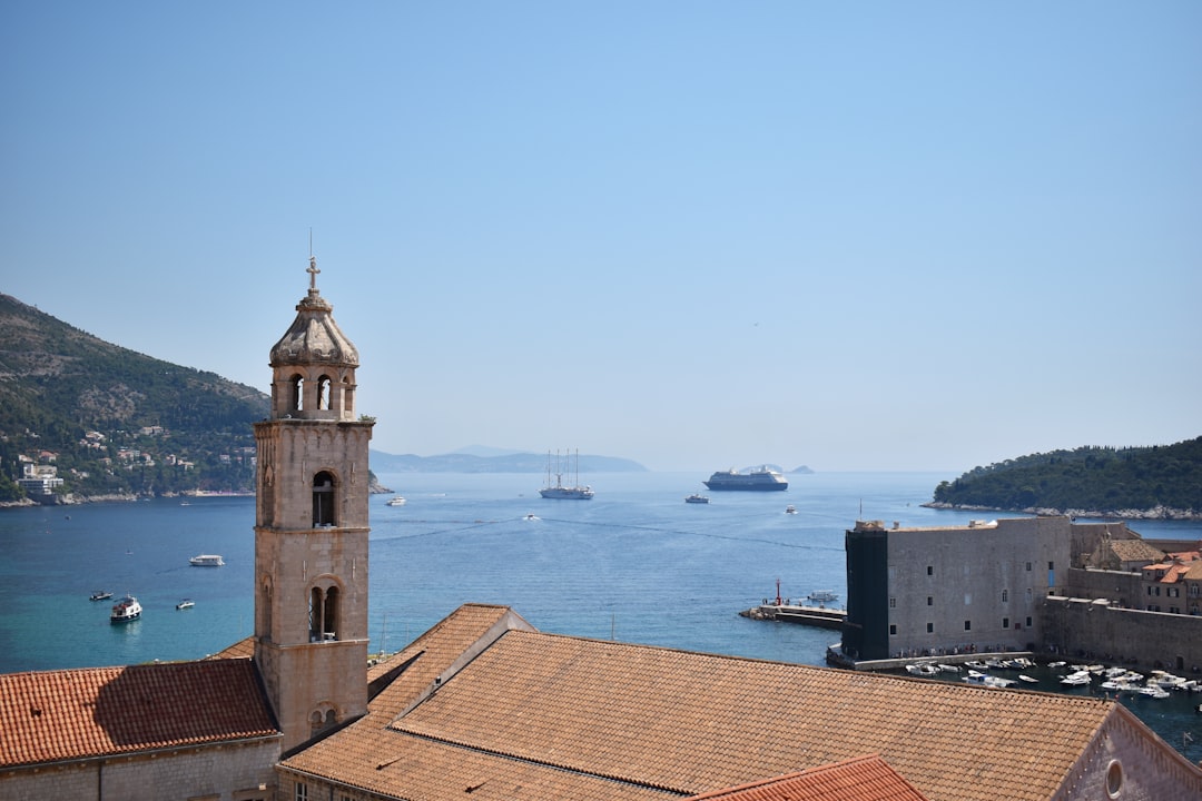 Dubrovnik City Walls Croatia sunrise view from Minčeta Tower