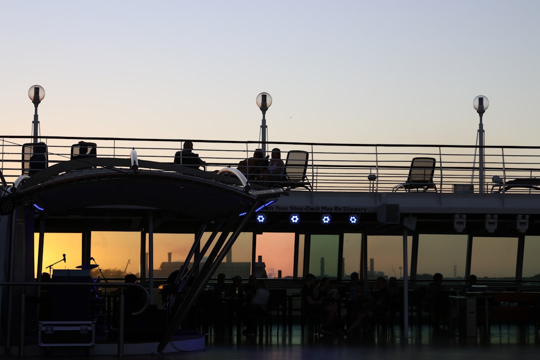 Riva promenade Split evening sunset cruise ships cafes