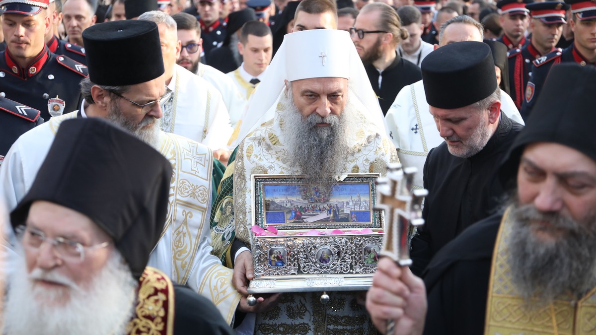Beograd's Spasovdanska Litija Kicks Off with Patriarch Porfirije