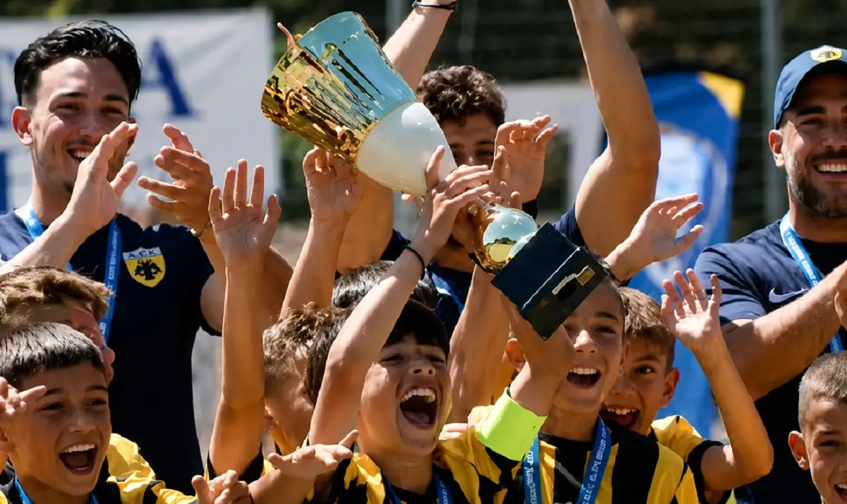 AEK's U10s Slaughter Fiorentina, Lift Elite Neon Cup in Corinth