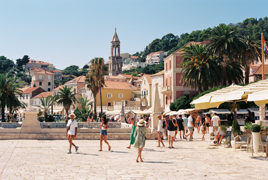 Hvar Town Croatia nightlife club beach party