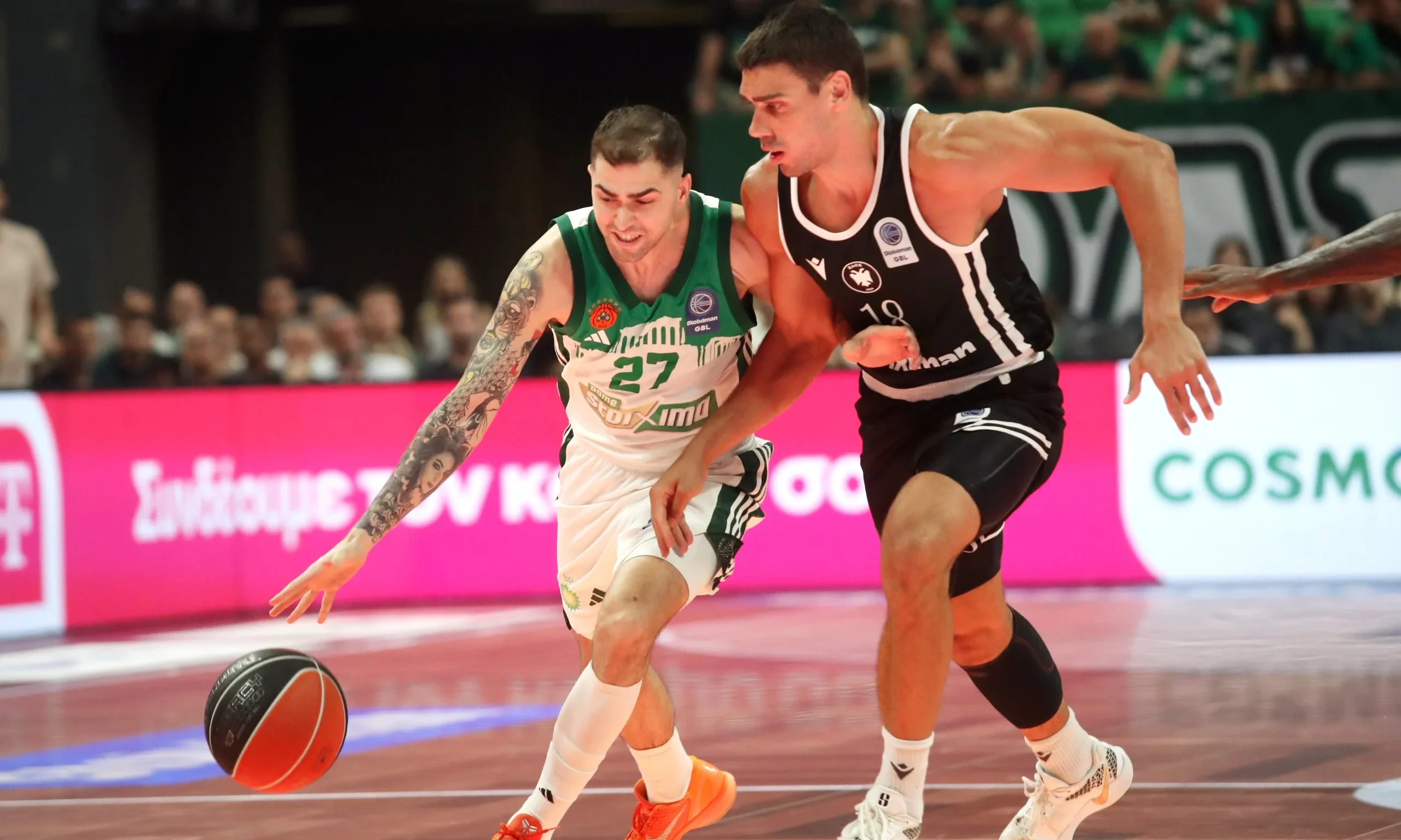 PAOK vs Panathinaikos: GBL Clash Live on ERT2