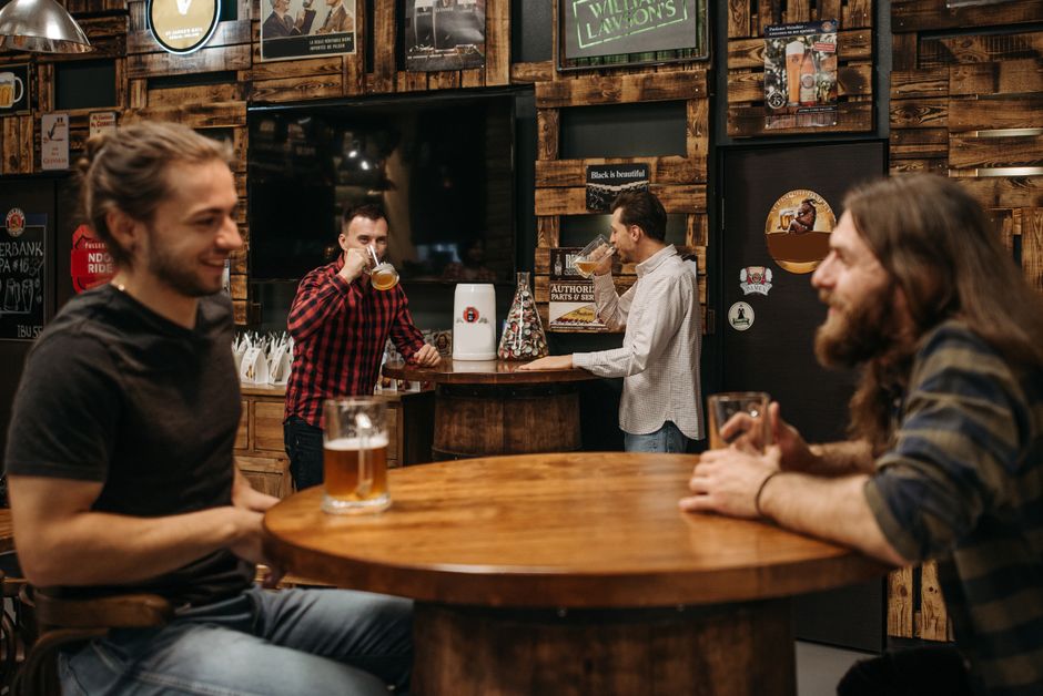 Savamala Belgrade bar interior craft beer crowd