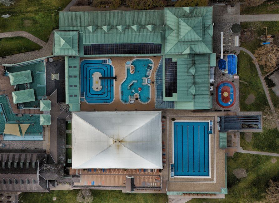 Železnik Serbia thermal pool small town pool