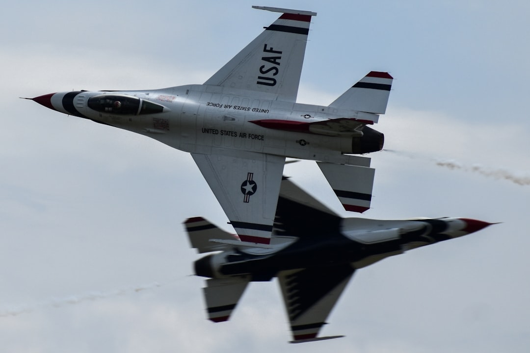 F-16 Fighting Falcon jet takeoff runway