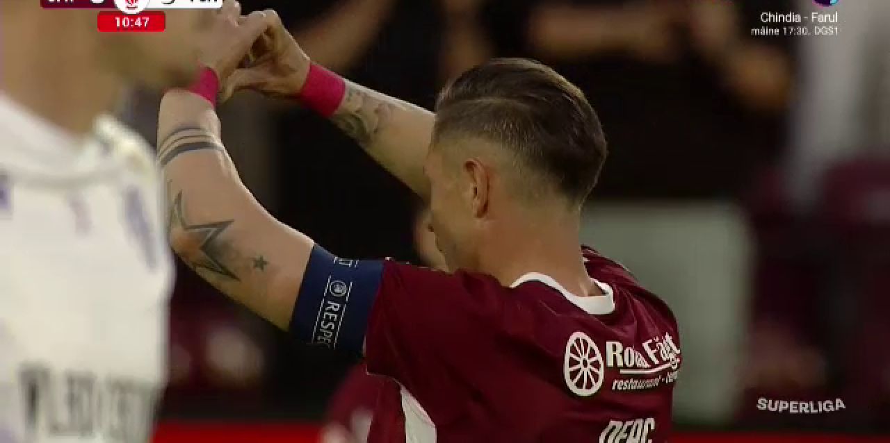 CFR Cluj Fans Honor Ciprian Deac in His Final Match