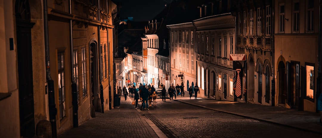 Kotor Old Town nightlife bars evening people drinking