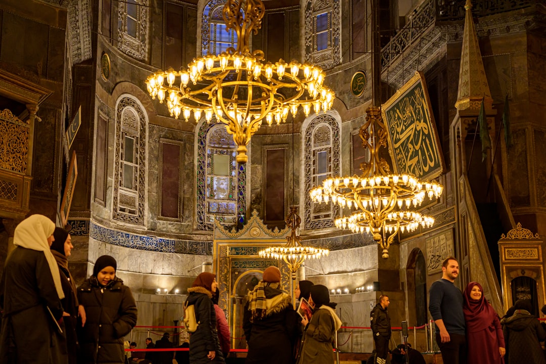 Rila Monastery Treasury interior silver chandeliers embroidered vestments