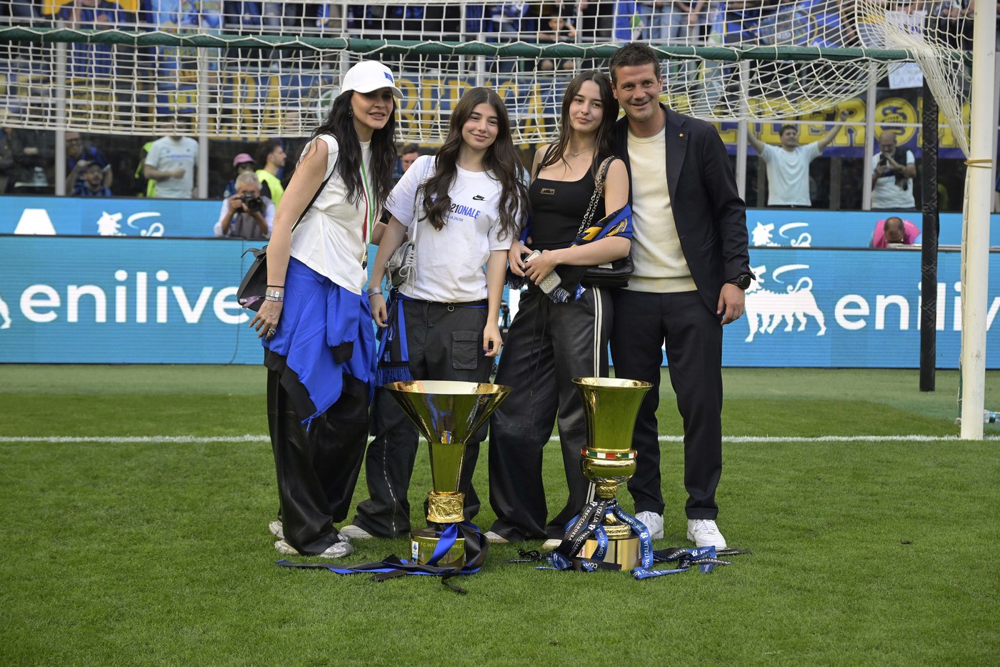 Chivu Family Celebrates Inter Milan's Italian League Title