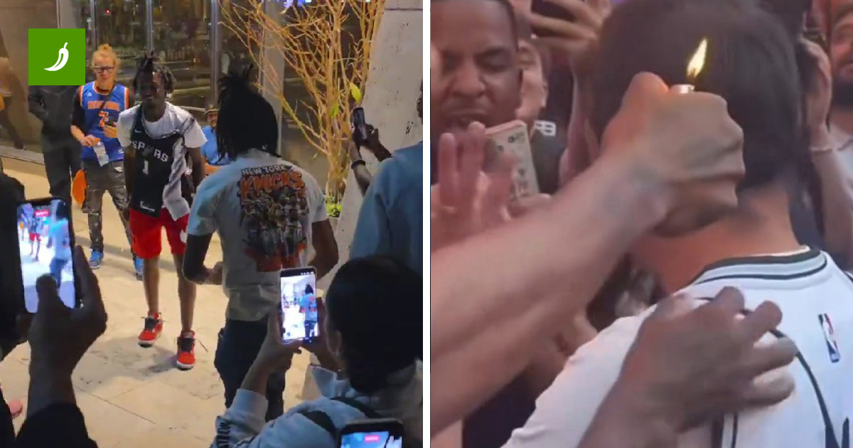 Chaos in NY: Knicks Fans Attack Spurs Supporter, Tear Wembanyama Jersey