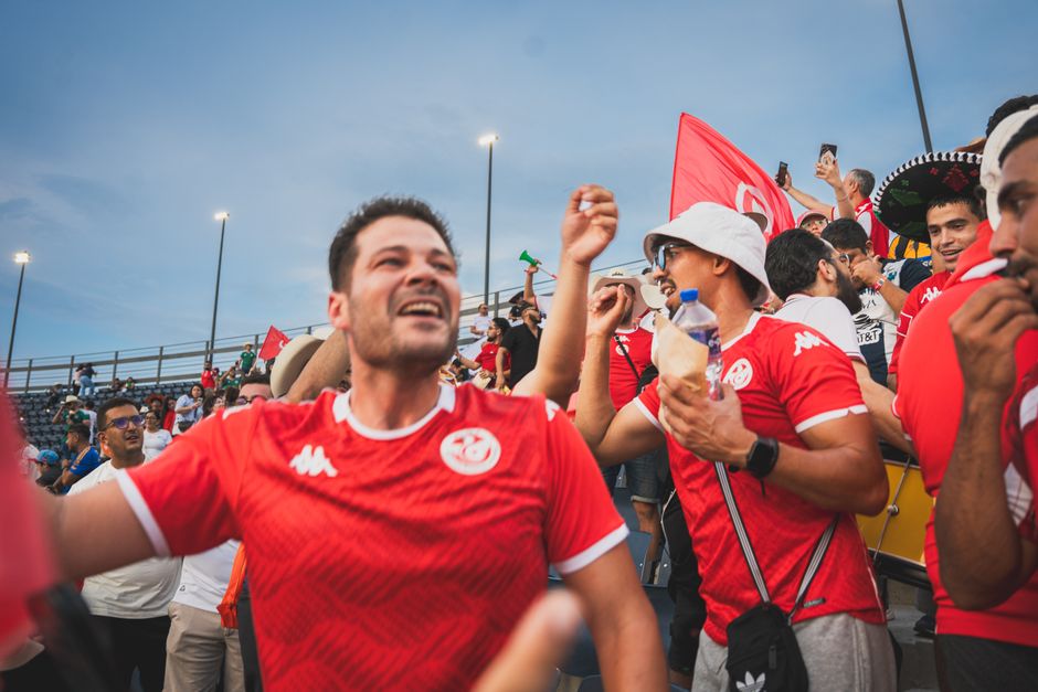 Mexican football fans celebrating in stadium 2026