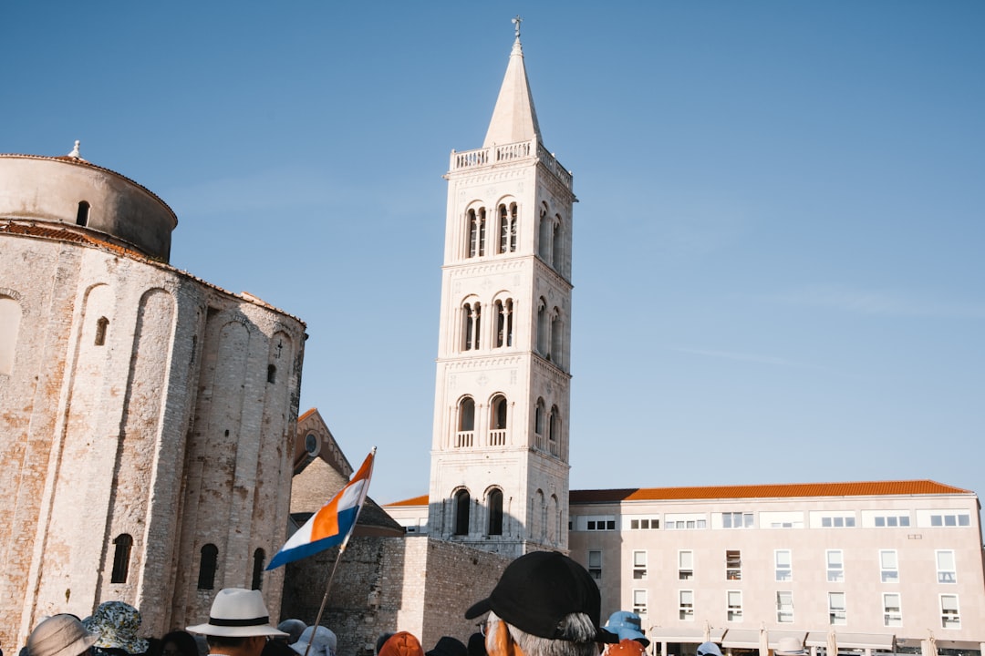 Zadar old town stone buildings sea wall limestone architecture coastline
