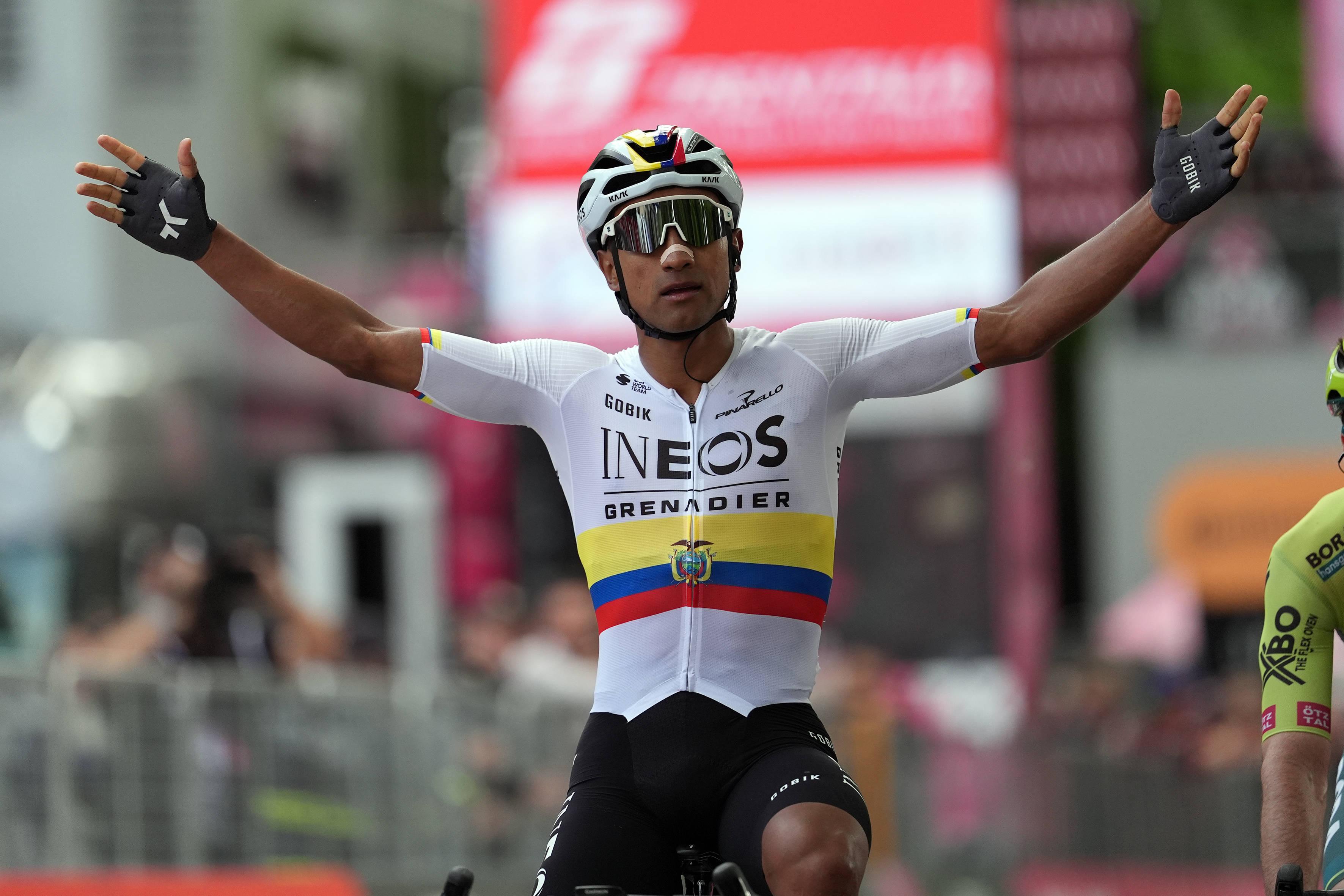 Jonathan Narváez Wins Eighth Stage of Giro d'Italia