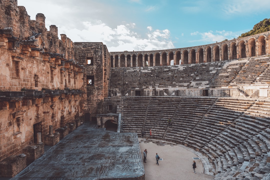 Great Theatre Ephesus amphitheater stone seats wide angle