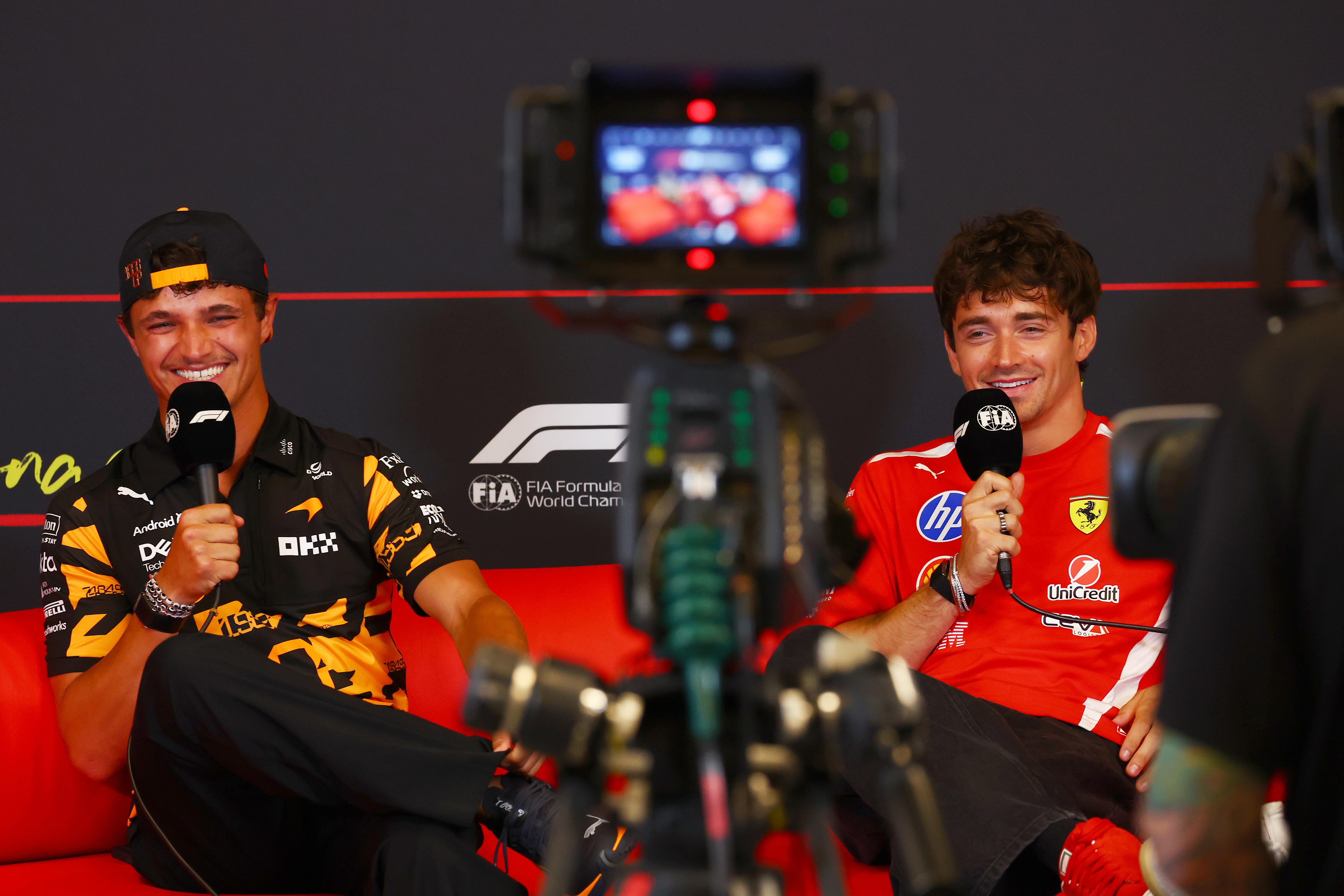 Norris & Leclerc Face Stewards Before Monaco GP Start