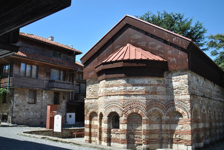 Boyana Church Sofia Bulgaria exterior frescoes medieval stone