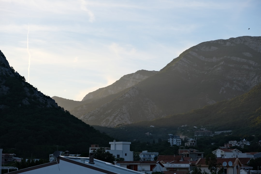 Montenegro Lovcen mountain landscape sunset