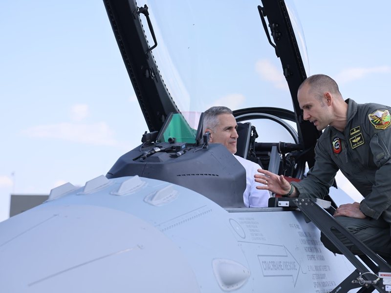 Andrey Gyurov Takes Off in F-16 Fighter Jet to the Sounds of "Top Gun"