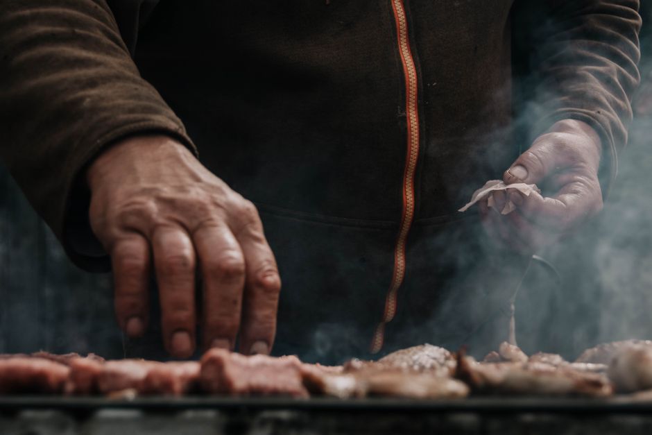 Belgrade street food rostitj grilled meat takeaway