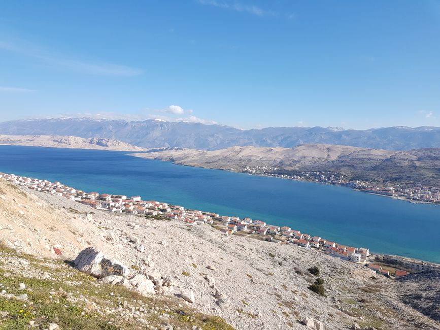 Nine Wells Pag Island Croatia ancient Roman ruins stone wells sea view