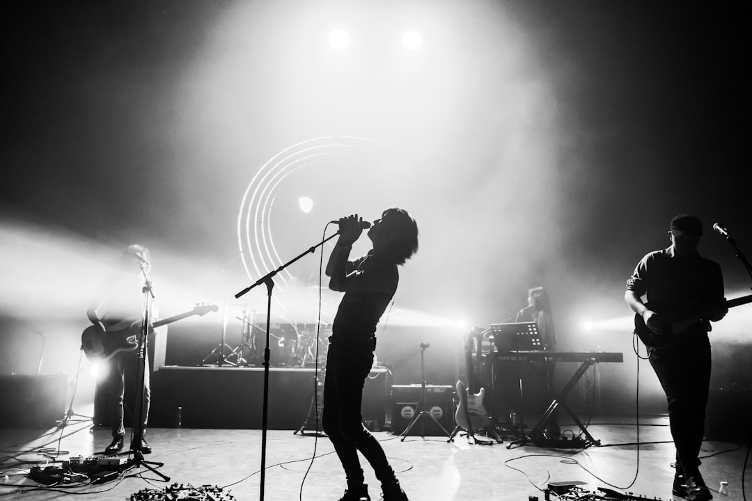 Loredana Groza performing live concert stage lights