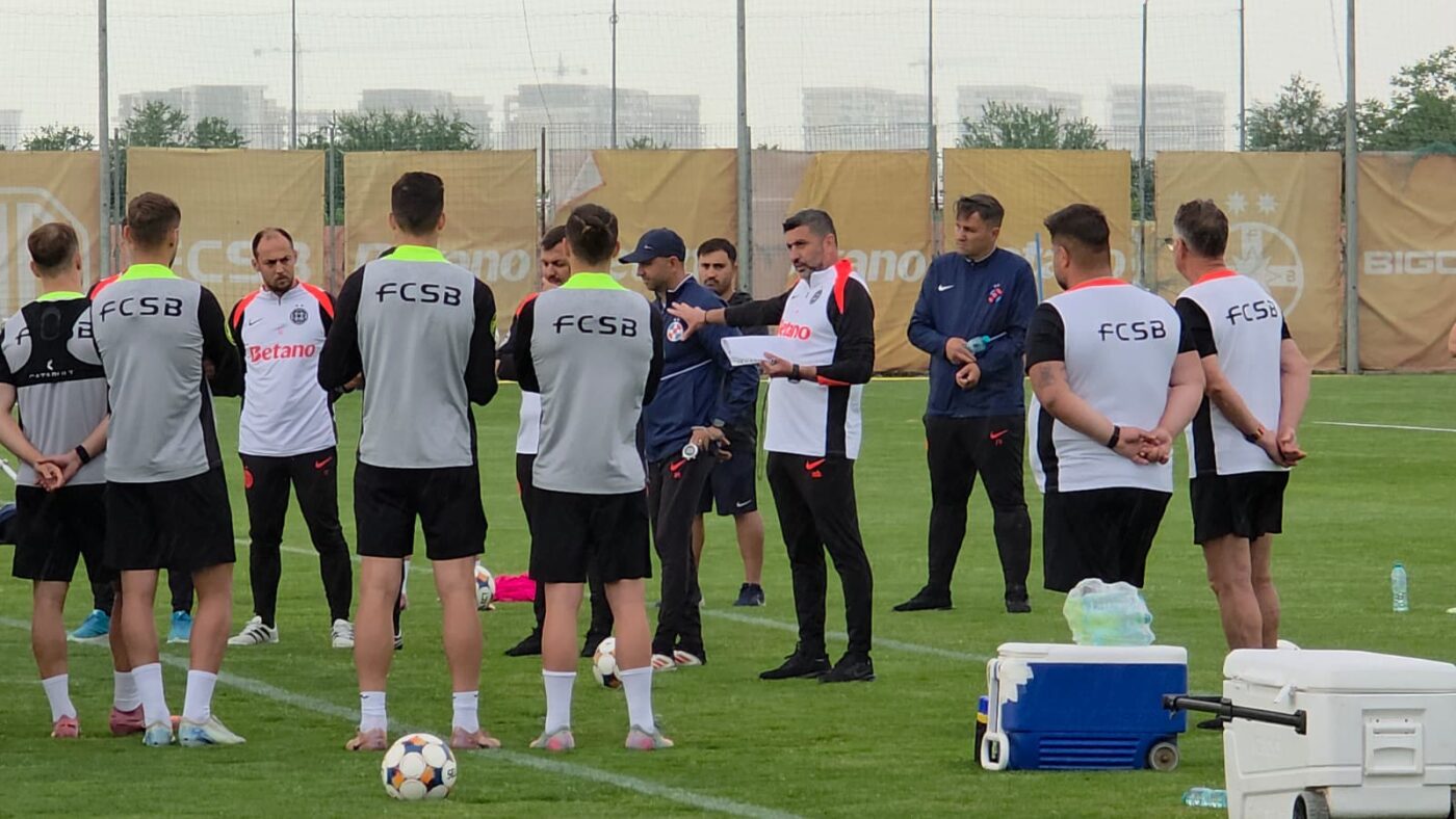 Marius Baciu's First Training Session at FCSB