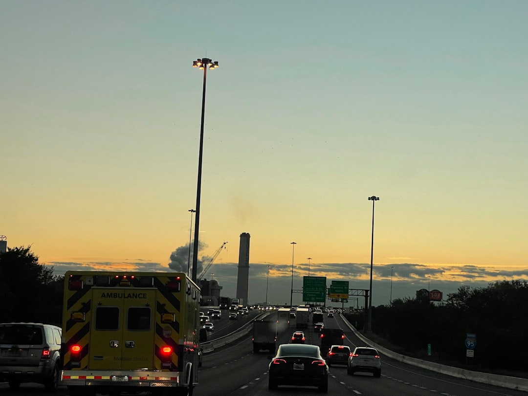 Truck driver medical emergency on highway