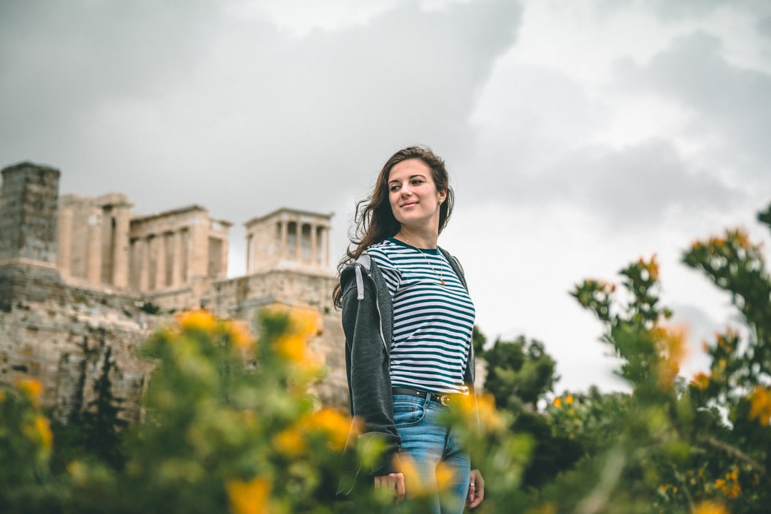 Sophia Zacharakis speaking at technology conference Athens