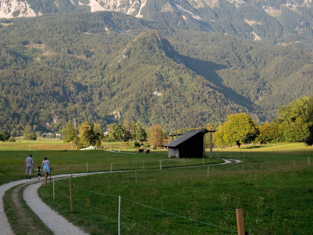 Ratece Saddle parking area Slovenia alpine road