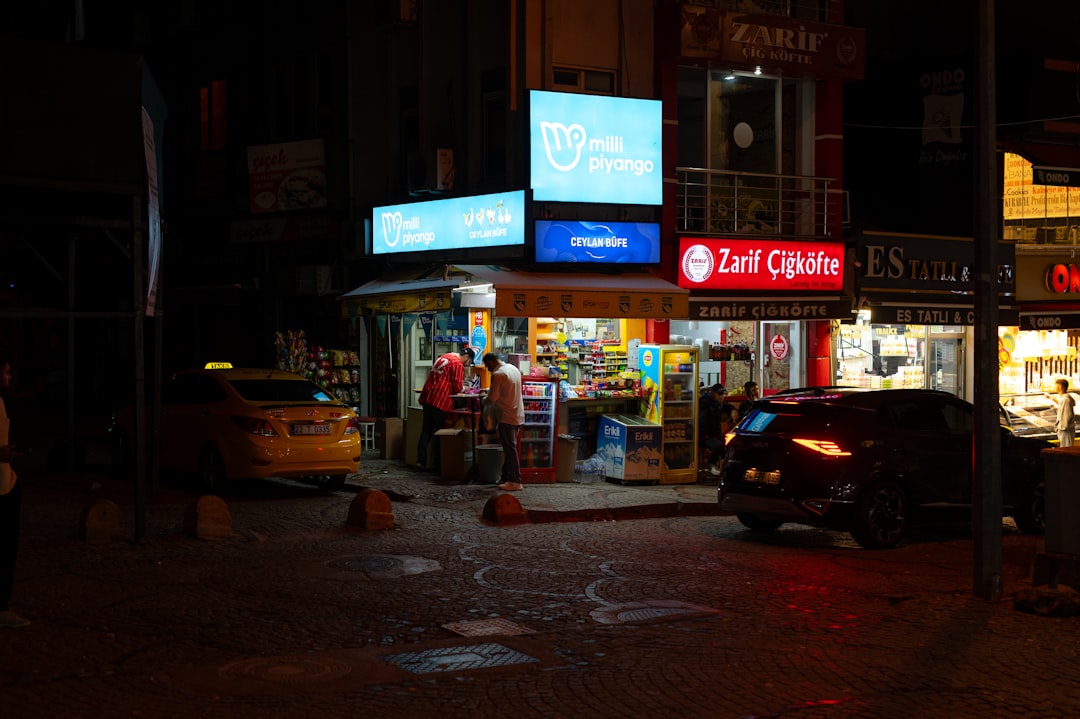 Edirne Castle Turkey cafe terrace night view city lights
