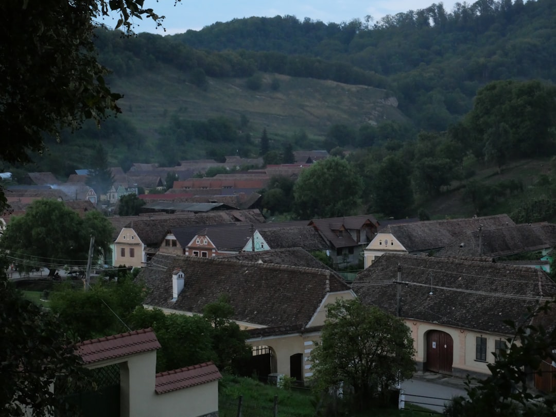 Viscri Romania Saxon village colorful houses fortified church