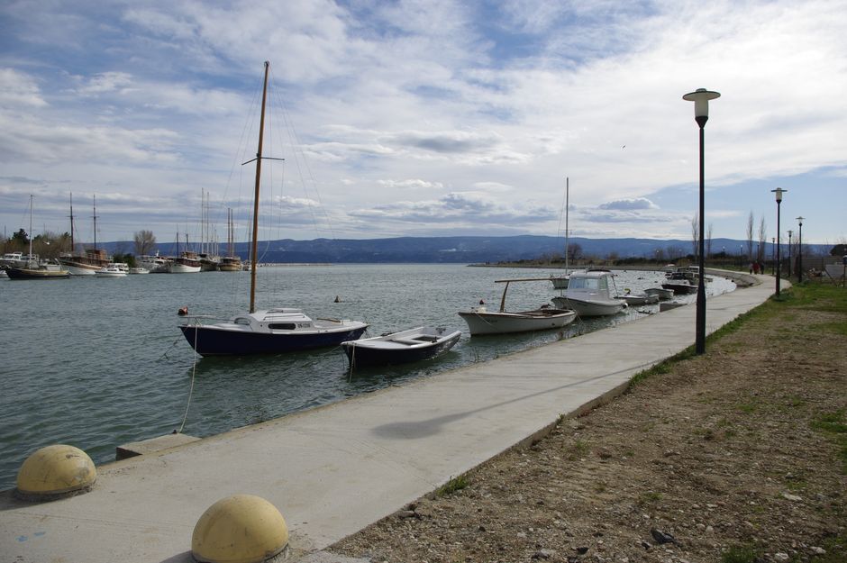 Volosko promenade castle view Adriatic Sea