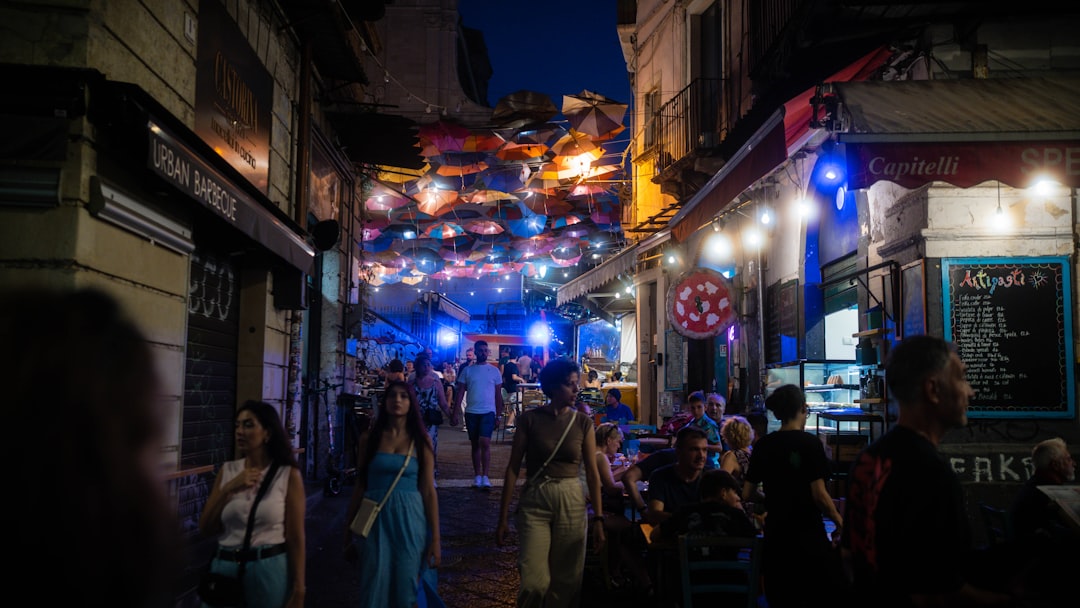 Kotor nightlife bars Od Zupancije street evening lights