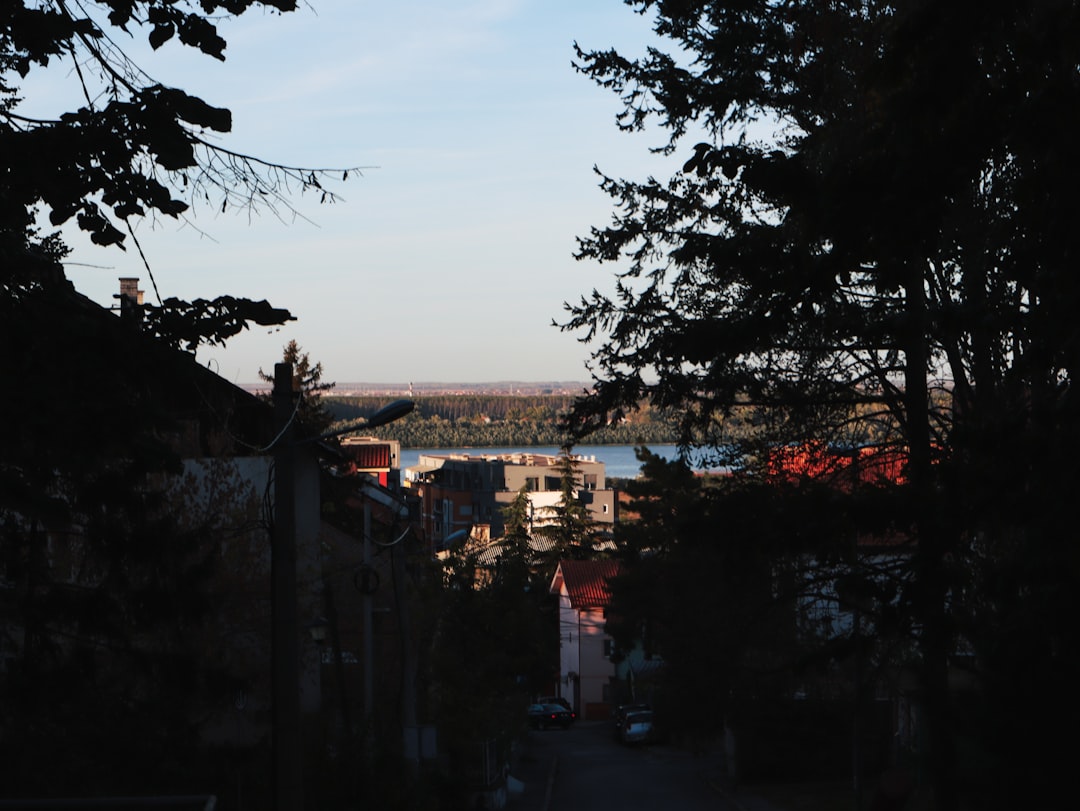Belgrade Fortress ruins Stone Tower historic walls sunset