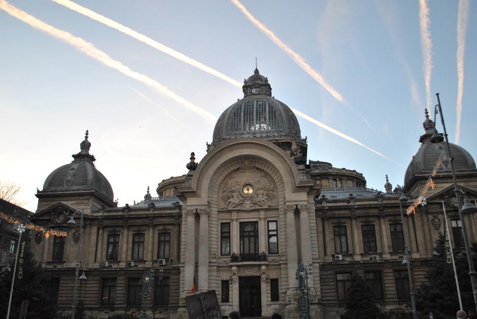 Bucharest Sector 3 City Hall exterior daytime