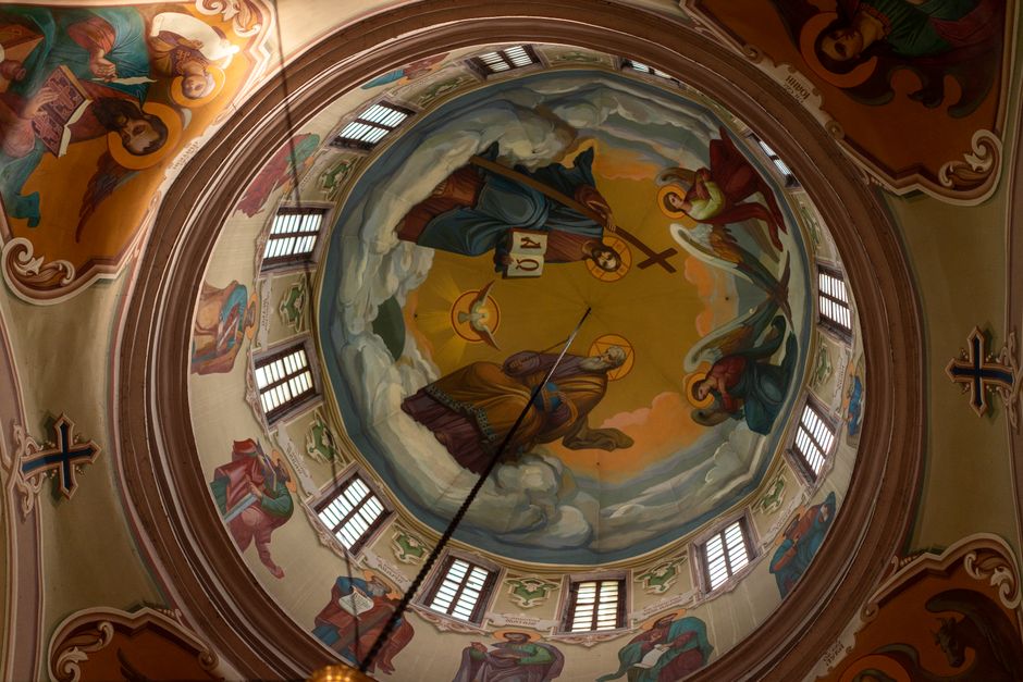 Chapel of St. John the Theologian Rila Monastery intimate frescoes