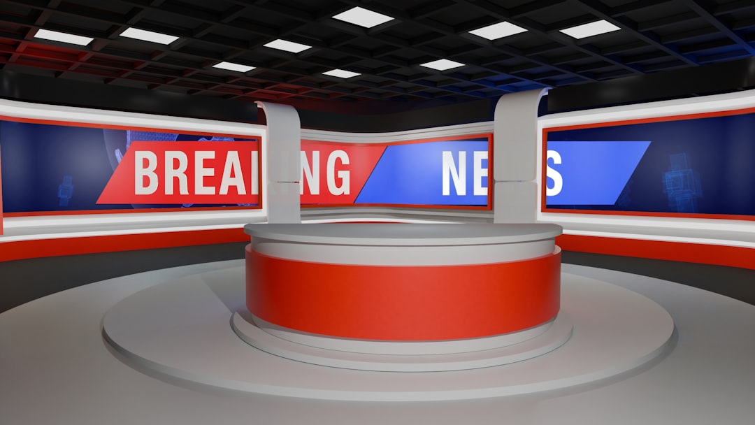 CNN International newsroom broadcast desk