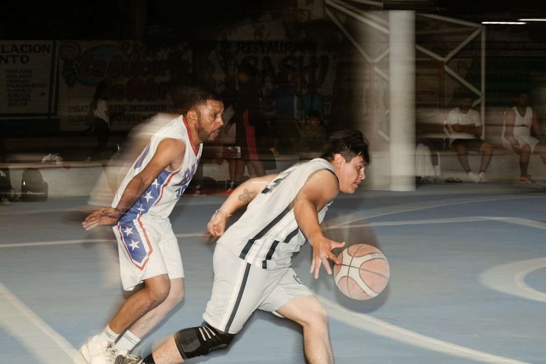 Kostas Partoukas dribbling during Greek Basket League game