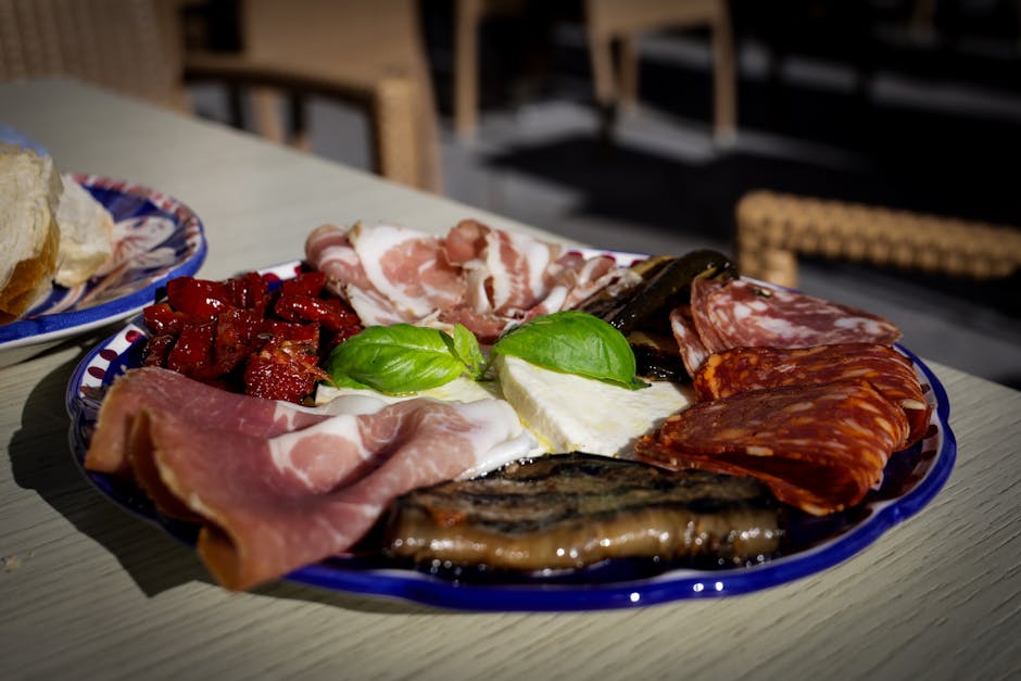 Budva Market Montenegro fresh produce cheese cured meats