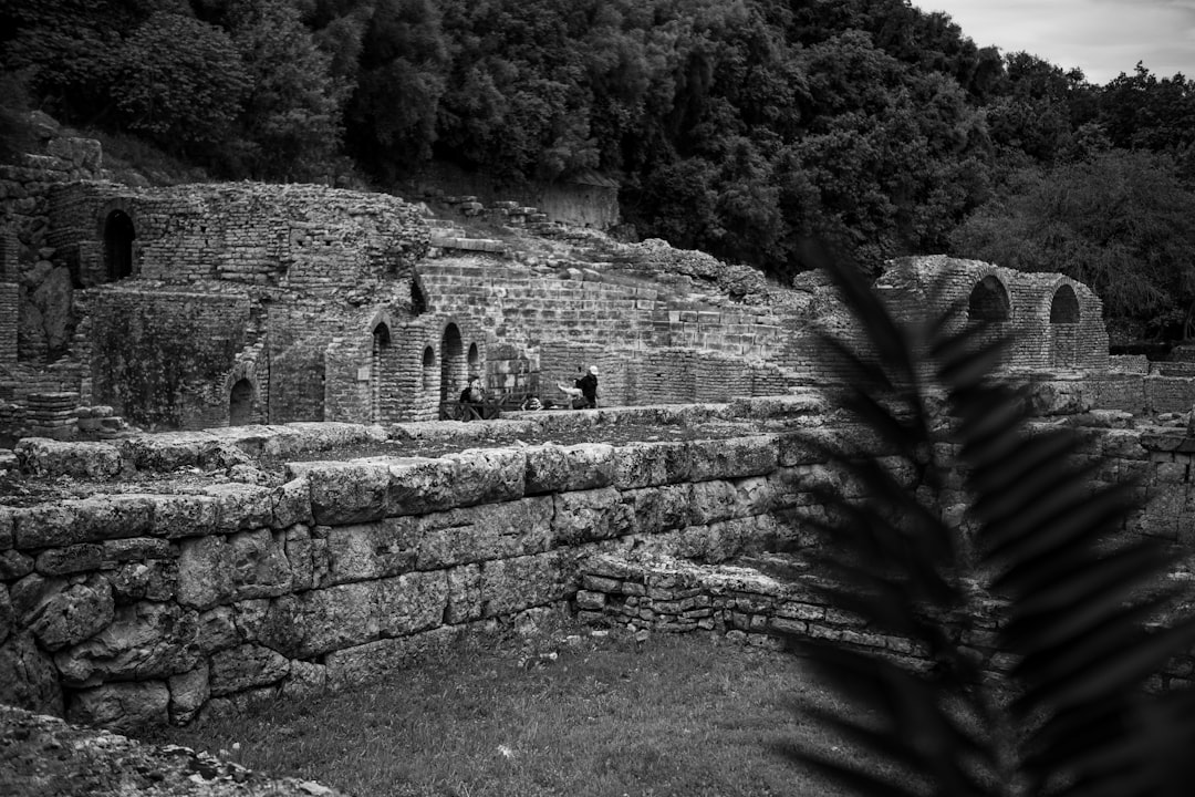 Butrint Albania ancient theater ruins morning light