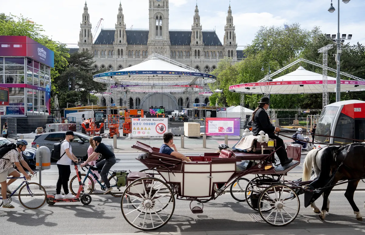 Vienna Lights Up for 70th Eurovision Song Contest