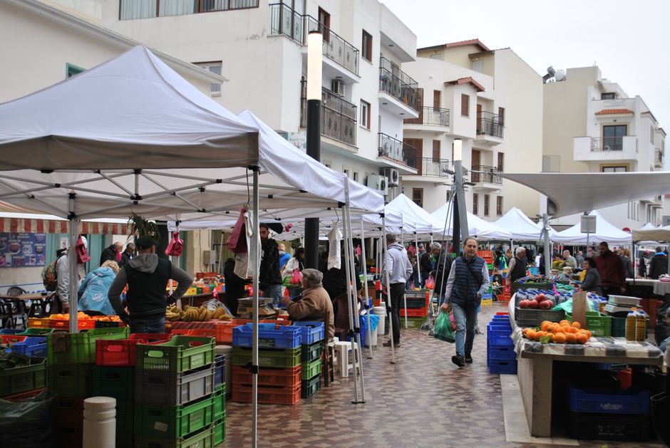 Studenica market fresh vegetables cheese local produce weekend