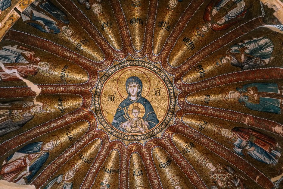 Church of the Nativity of the Theotokos Ohrid frescoes Virgin Mary