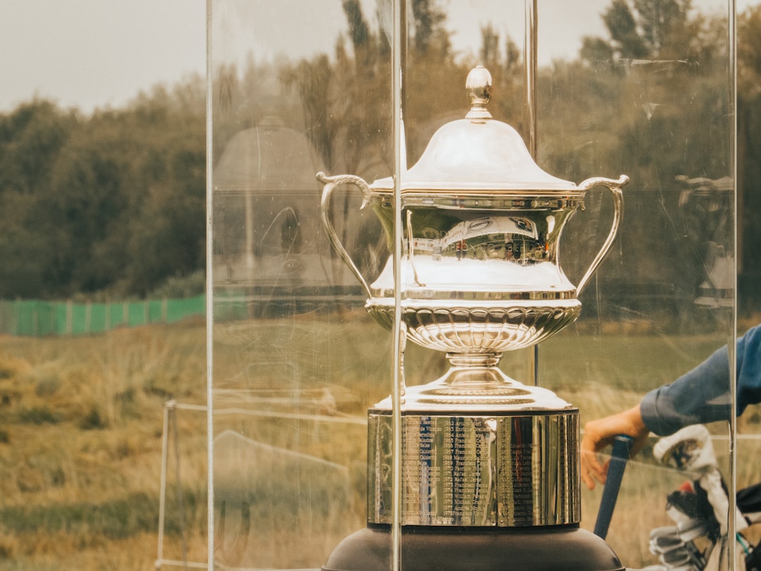 UEFA Europa Conference League trophy close up